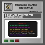 EMU Message Board Simple Big