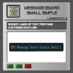 EMU Message Board Simple Small